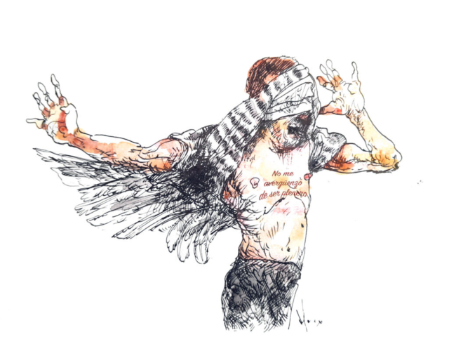 Futbolista como Ícaro.