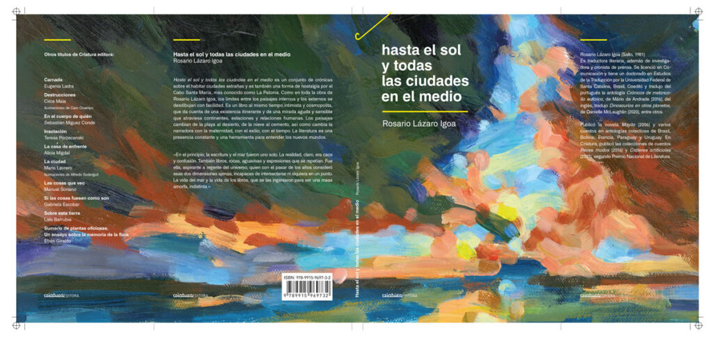cubierta-hasta-el-sol- Rosario Lázaro Igoa, criatura editora.