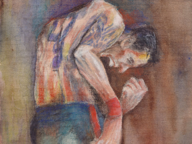 Acuarela sobre tela, Luis Suárez supera su despido del Barcelona saliendo campeón con el Atlético de Madrid.