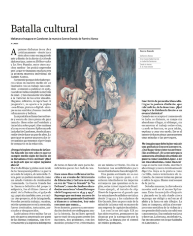 La diaria, octubre de 2023